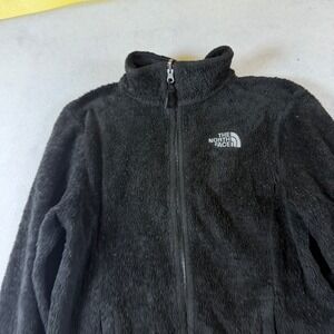 The North Face Osito Fleece Jacket Womens Small Black Full Zip Soft Fuzzy‎ 6770